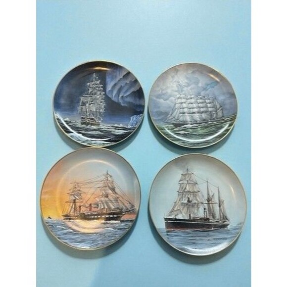 VTG Royal Cornwall Legendary Ships of the Seas Plate Collections By Estrehan 9" - Picture 1 of 16